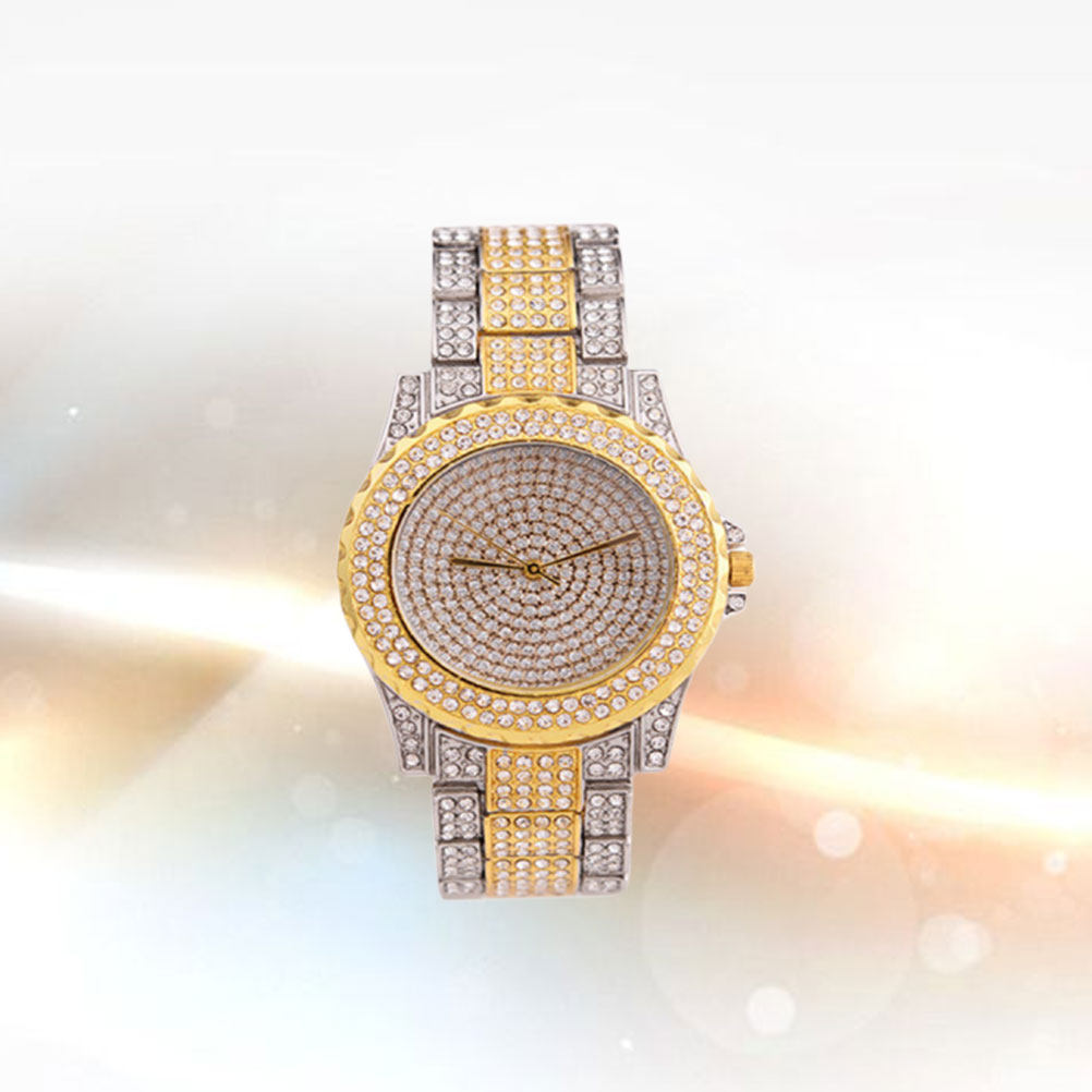Luxury Watch Gift For Her - 1Pcs Rhinestone Women Wristwatch Stylish Quartz
