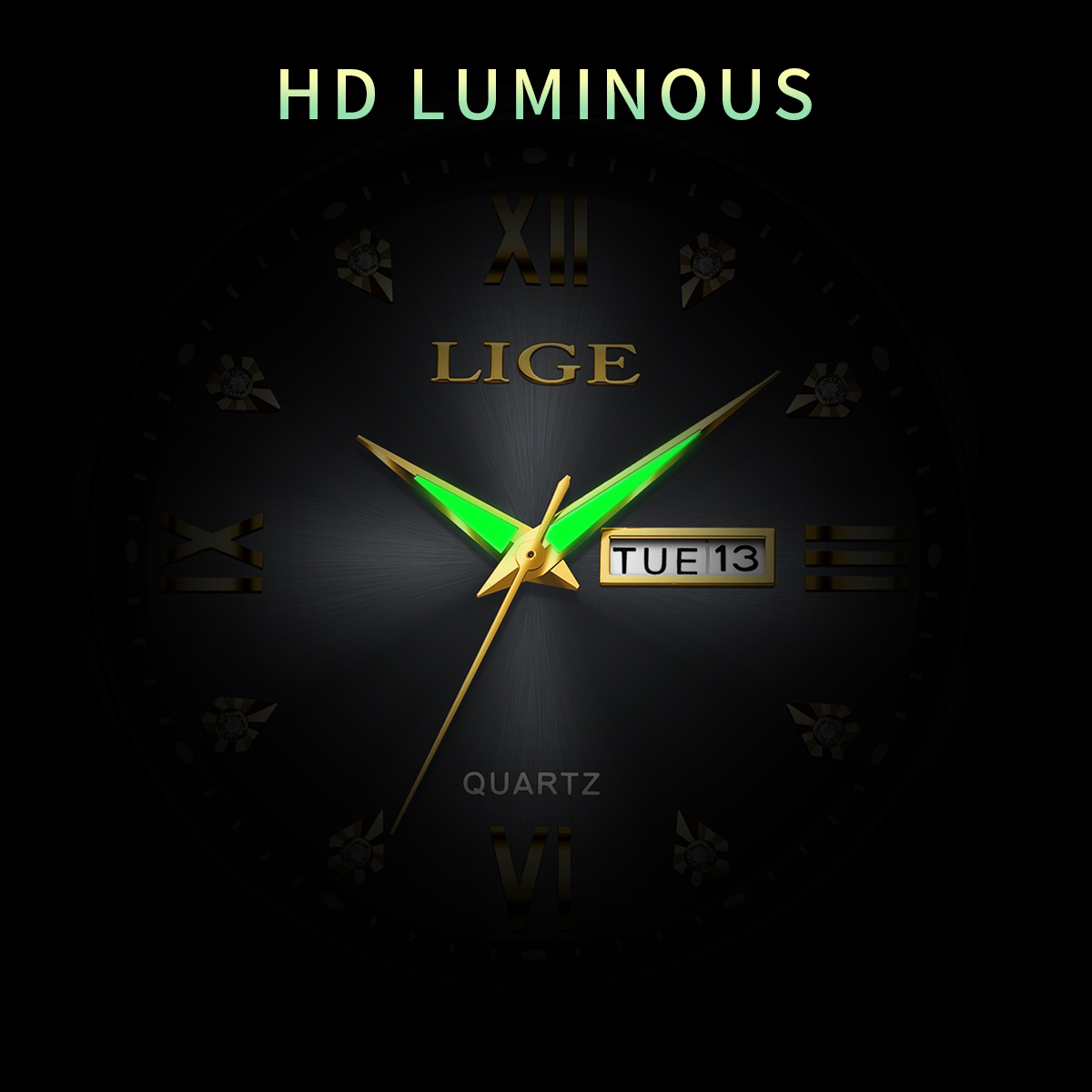 LIGE New Men's Luxury Watch Bu - đánh giá và giá Luxury Watch Top 10