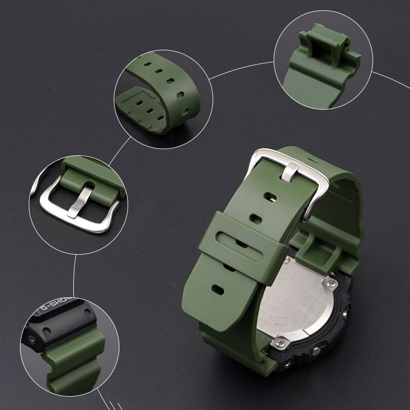 16mm Silicone Rubber Watch Ban - đánh giá và giá Casio Watch G-Shock Ga-2100