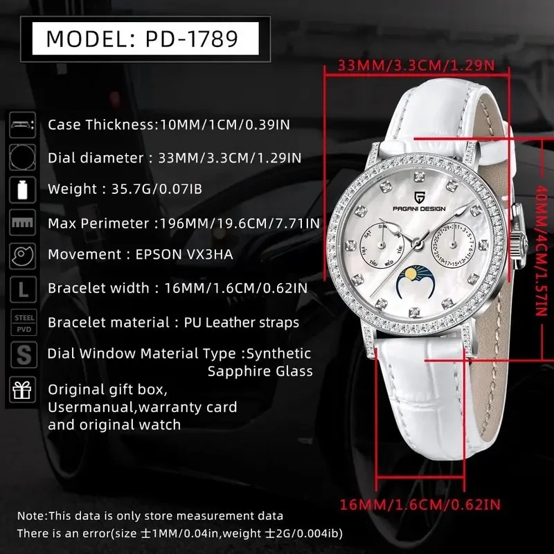 PAGANI DESIGN PD1789 Women's Q - đánh giá và giá Luxury Watch Top 10