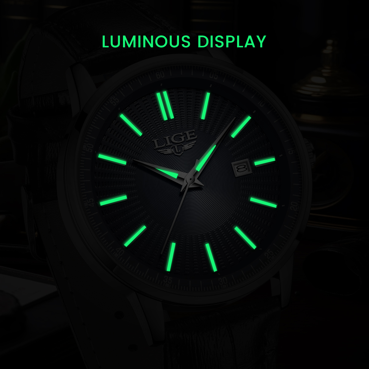 LIGE Top Brand Luxury Men's Wa - đánh giá và giá Luxury Watch Top 10