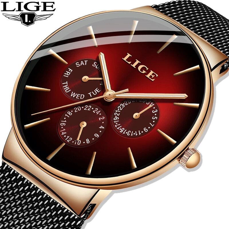 New Lige Fashion Mens Watches  - đánh giá và giá Luxury Watch Maker
