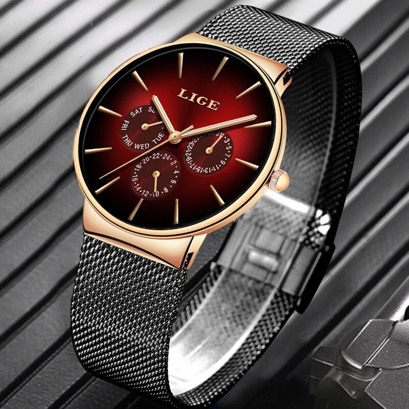 New Lige Fashion Mens Watches  - đánh giá và giá Luxury Watch Maker