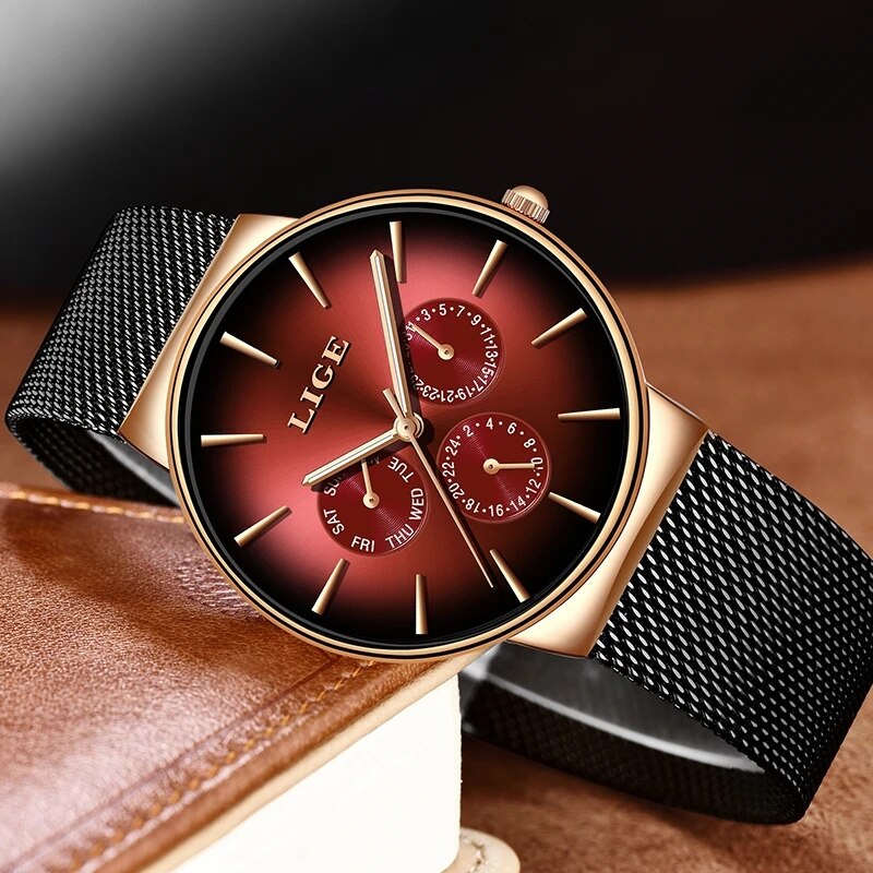 New Lige Fashion Mens Watches  - đánh giá và giá Luxury Watch Maker