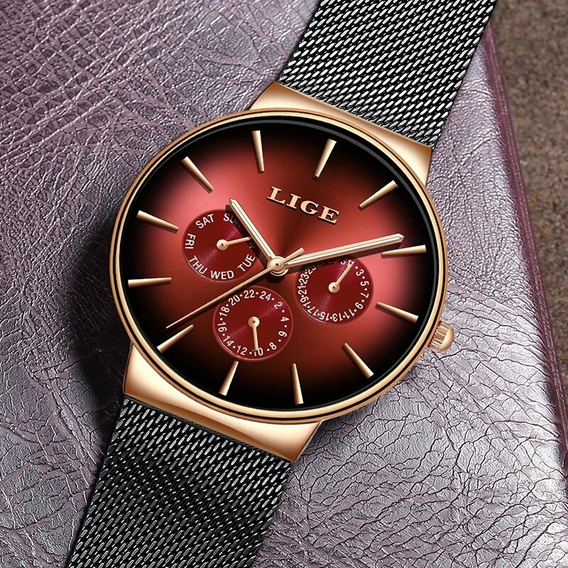 New Lige Fashion Mens Watches  - đánh giá và giá Luxury Watch Maker