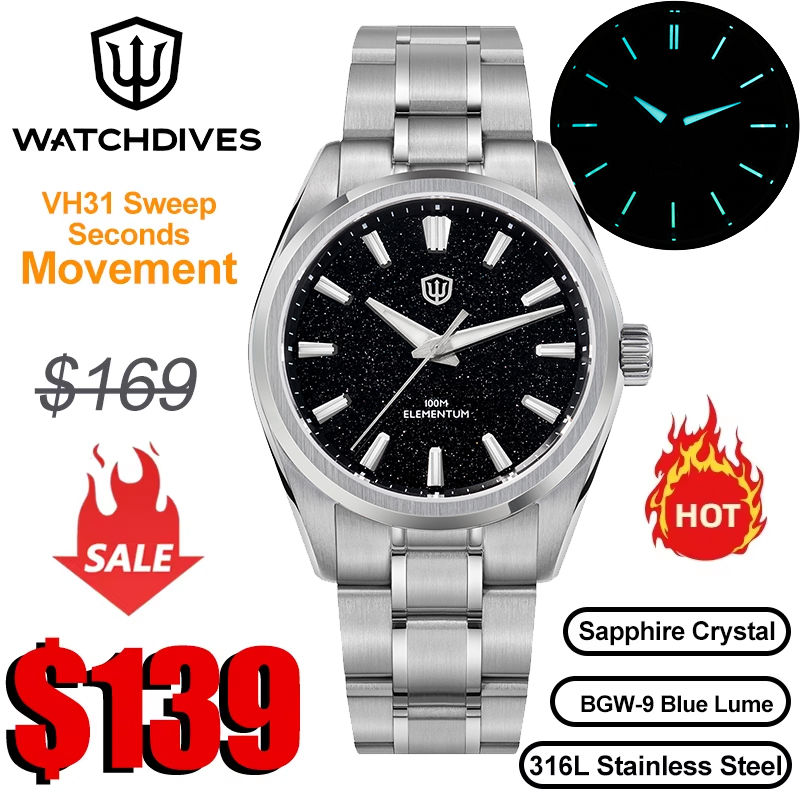 Watchdives WD0003C Quartz Watc - đánh giá và giá Luxury Watch Iceberg