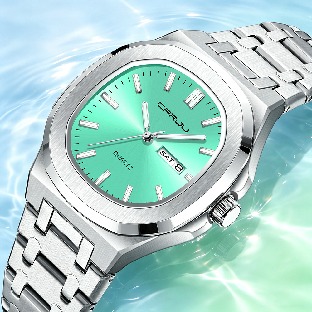 CRRJU 5039 Top Brand Men's Qua - đánh giá và giá Luxury Watch Top 10